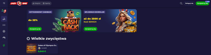 Oficjalna strona internetowa Lazybar